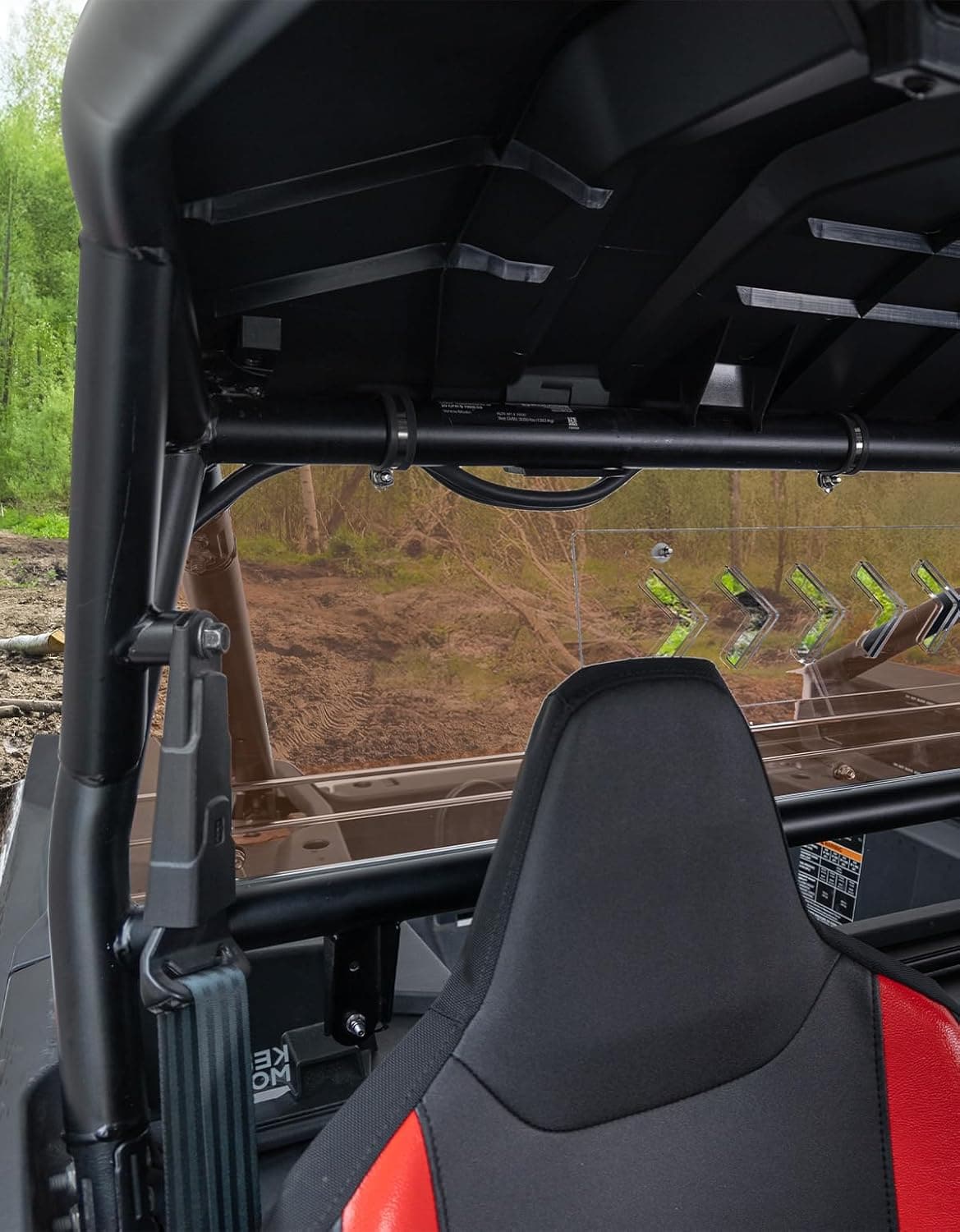 Tinted Rear Windshield for Polaris RZR XP 1000 2024-2025 – fits Polaris RZR XP 4 1000 (2024+) (view 8)
