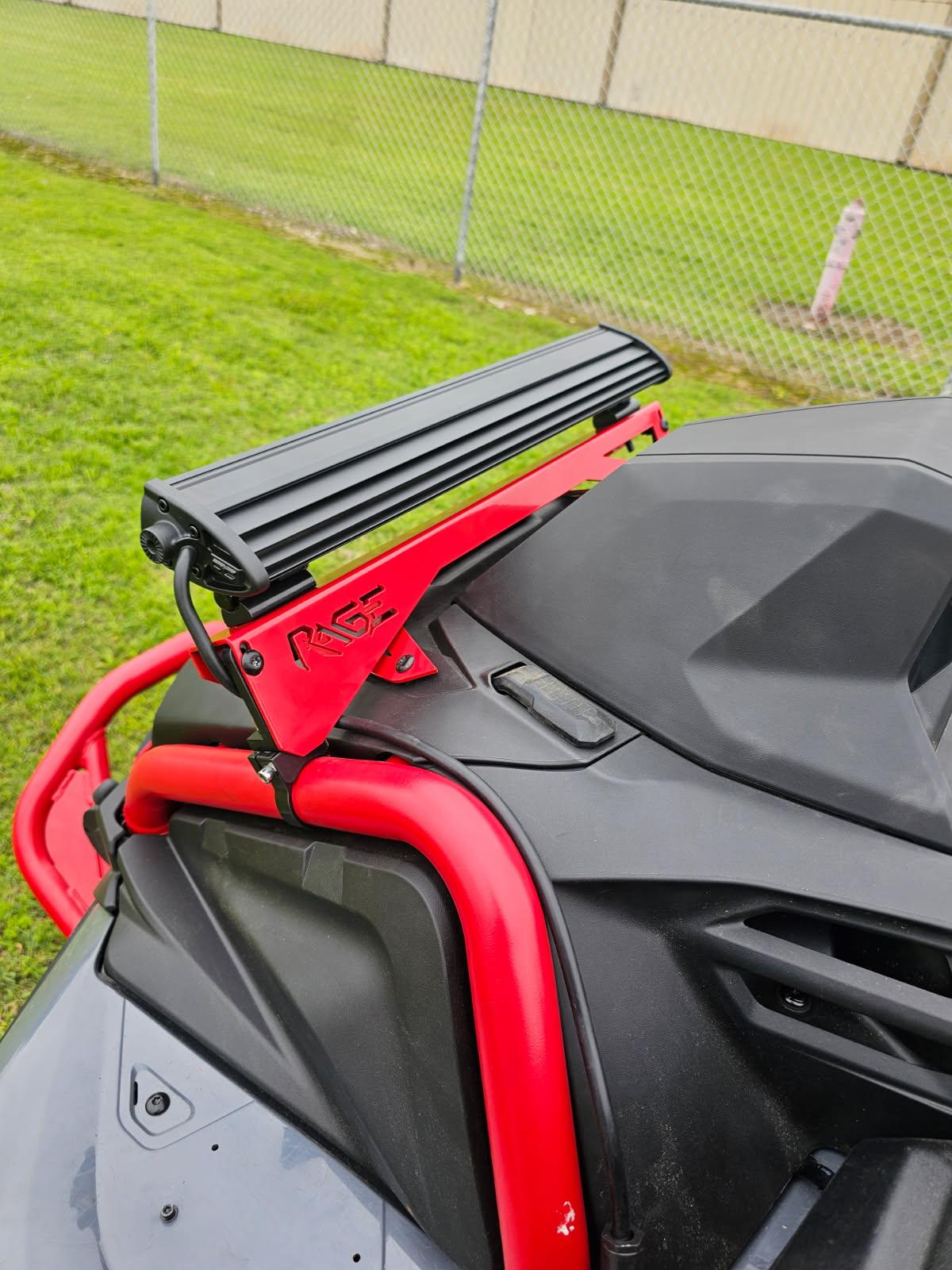 Sound bar and mount combo installed on a Can-Am Outlander