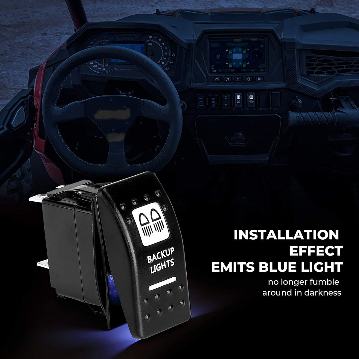5Pin UTV ATV Rocker Switch