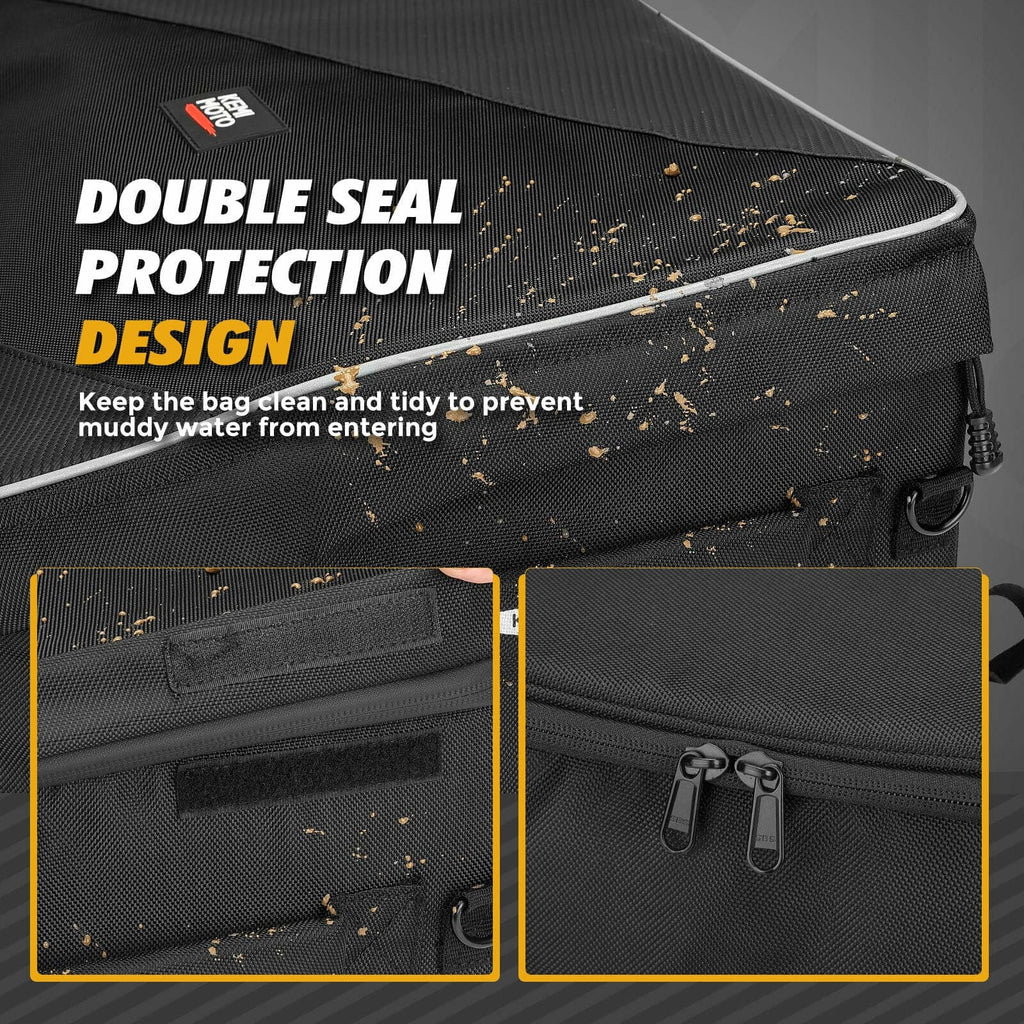 UTV Rear Storage Bag with Fixed Strap for Polaris RZR XP 1000/Turbo