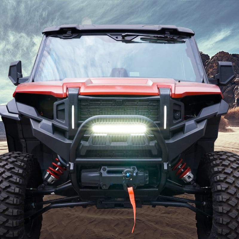 Front Mesh Grill with Accent Light for Polaris XPEDITION ADV/XP – fits Polaris Xpedition ADV (view 7)