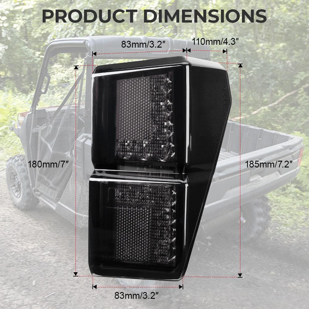 Tail Light for Polaris Ranger 1000 XP/Crew