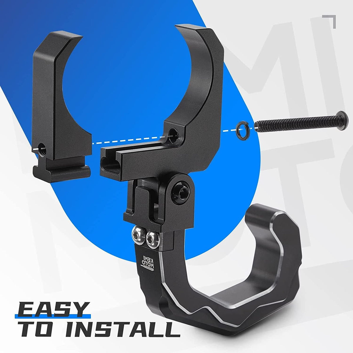 UTV Roll Cage Helmet Hook fit 1.6"-2" Roll Bar for Polaris, Can-Am, Kawasaki