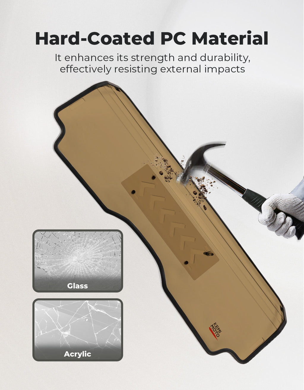 Tinted Rear Windshield w/Sliding Window for 2023+ CFMOTO ZForce 950 Sport | 800 Trail