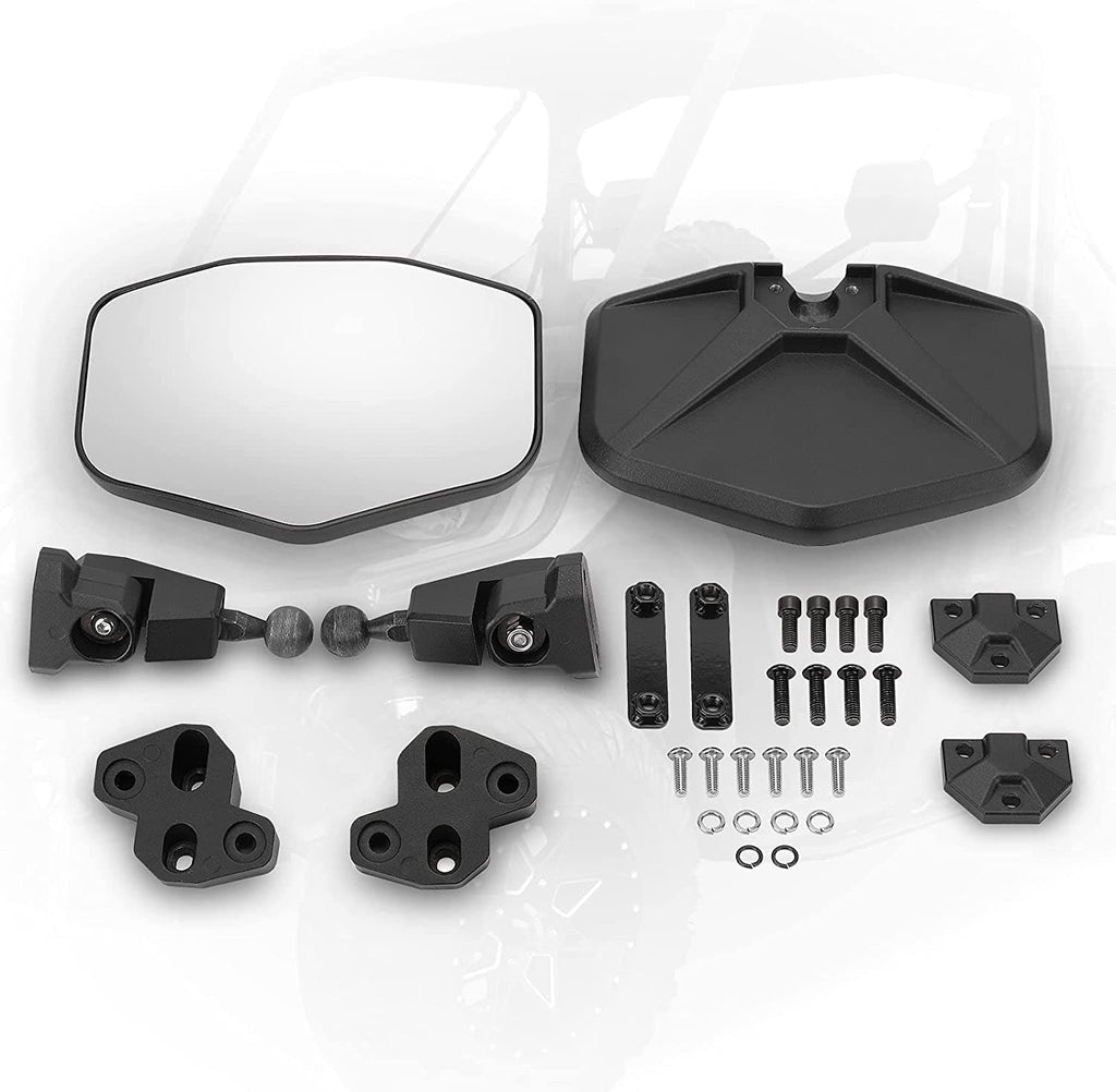 Side Mirrors Aluminum for Can Am Defender (one pair) – fits Can-Am Defender MAX HD10