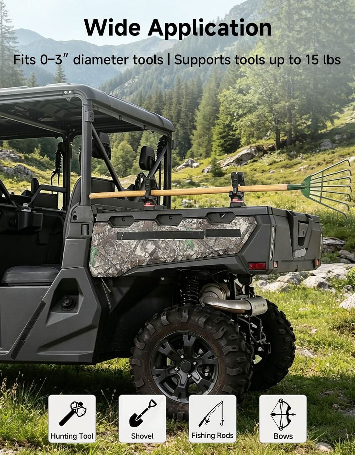 Ratcheting Hunting Tool Rack For CFMOTO Cforce|Uforce|Zforce|U10