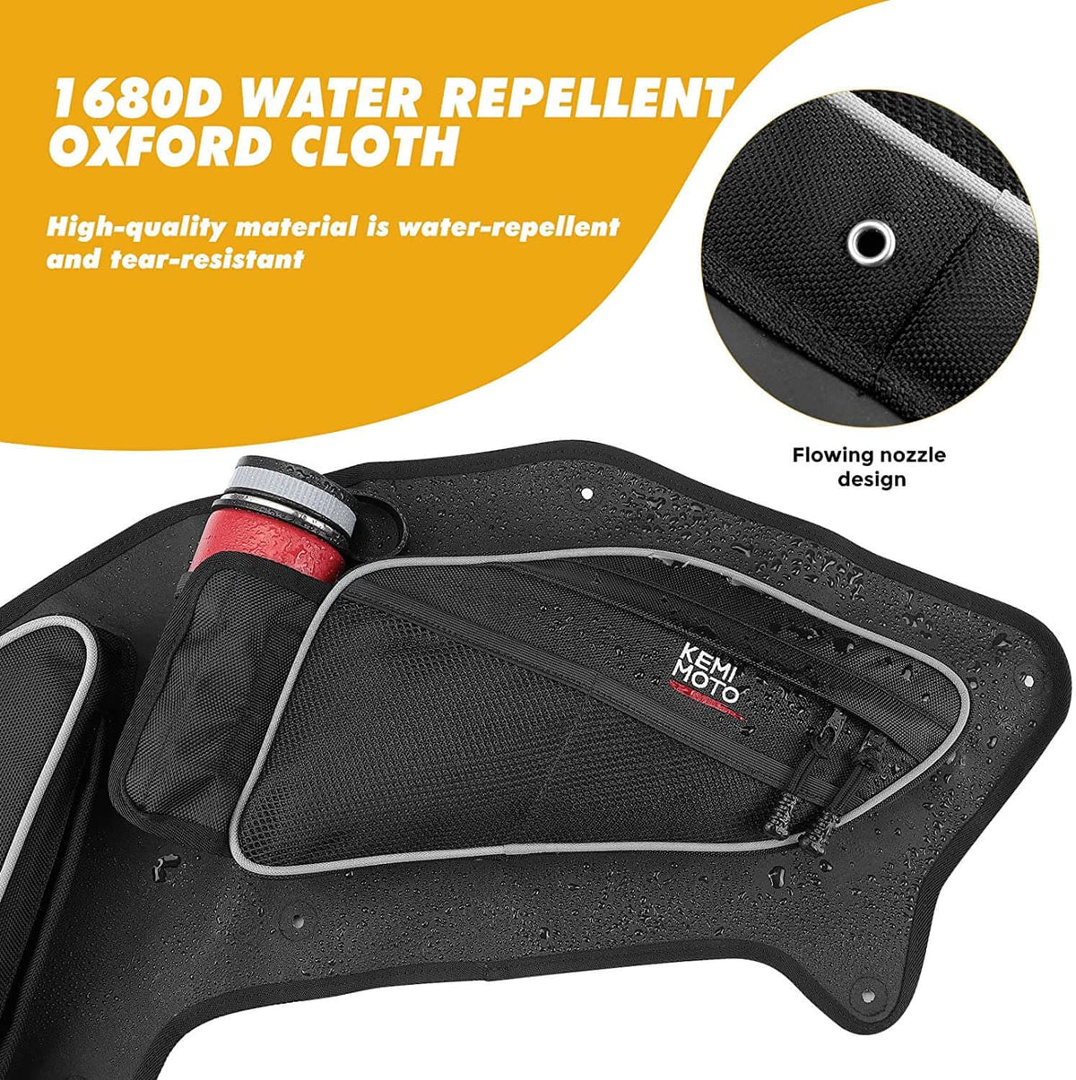 Rear Door Bags for Polaris RZR PRO XP 4 Turbo R 4 PRO R 4 2020-2024