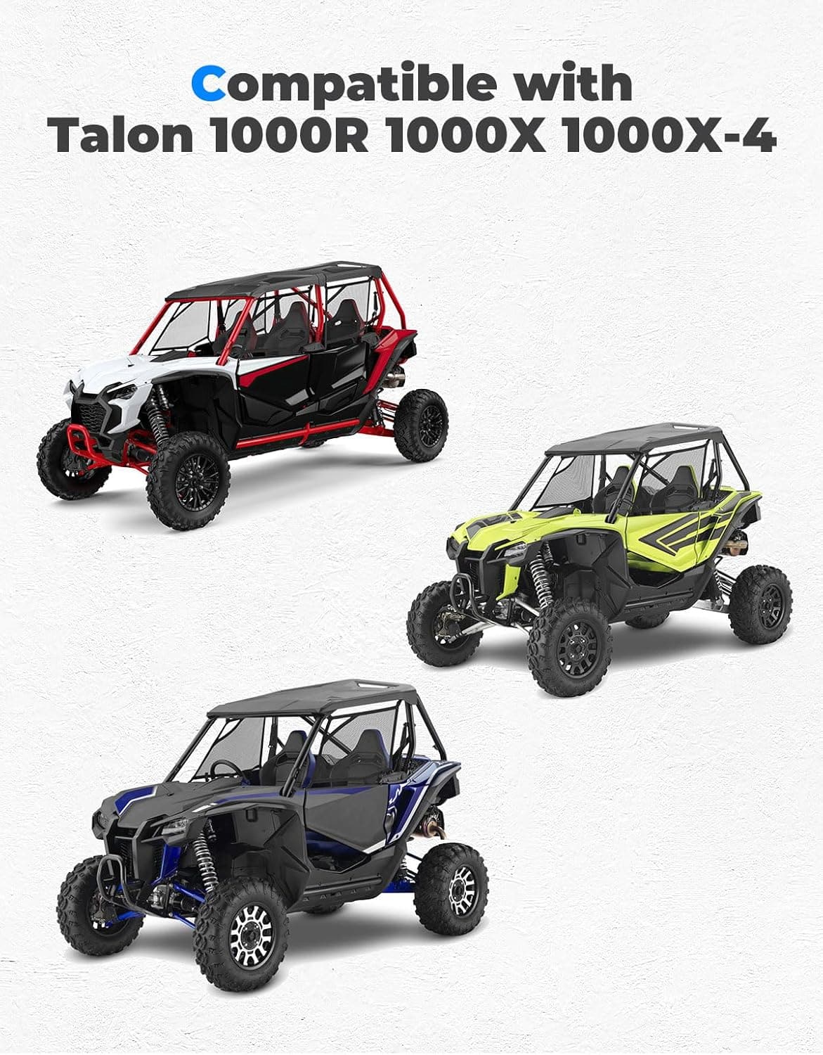 Wider Fender Flares Extensions for Talon 1000X 1000R 1000X-4 (2019-2024) – fits Honda Talon (view 6)