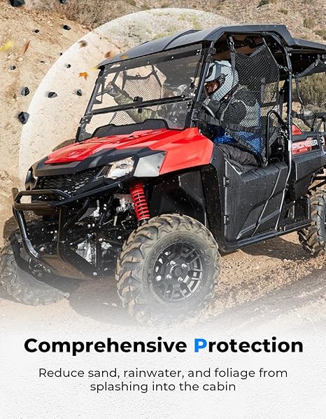 UTV 2-IN-1 Flip Windshield for Honda Pioneer 700 / 700-4 – fits Honda Pioneer 700 (view 5)