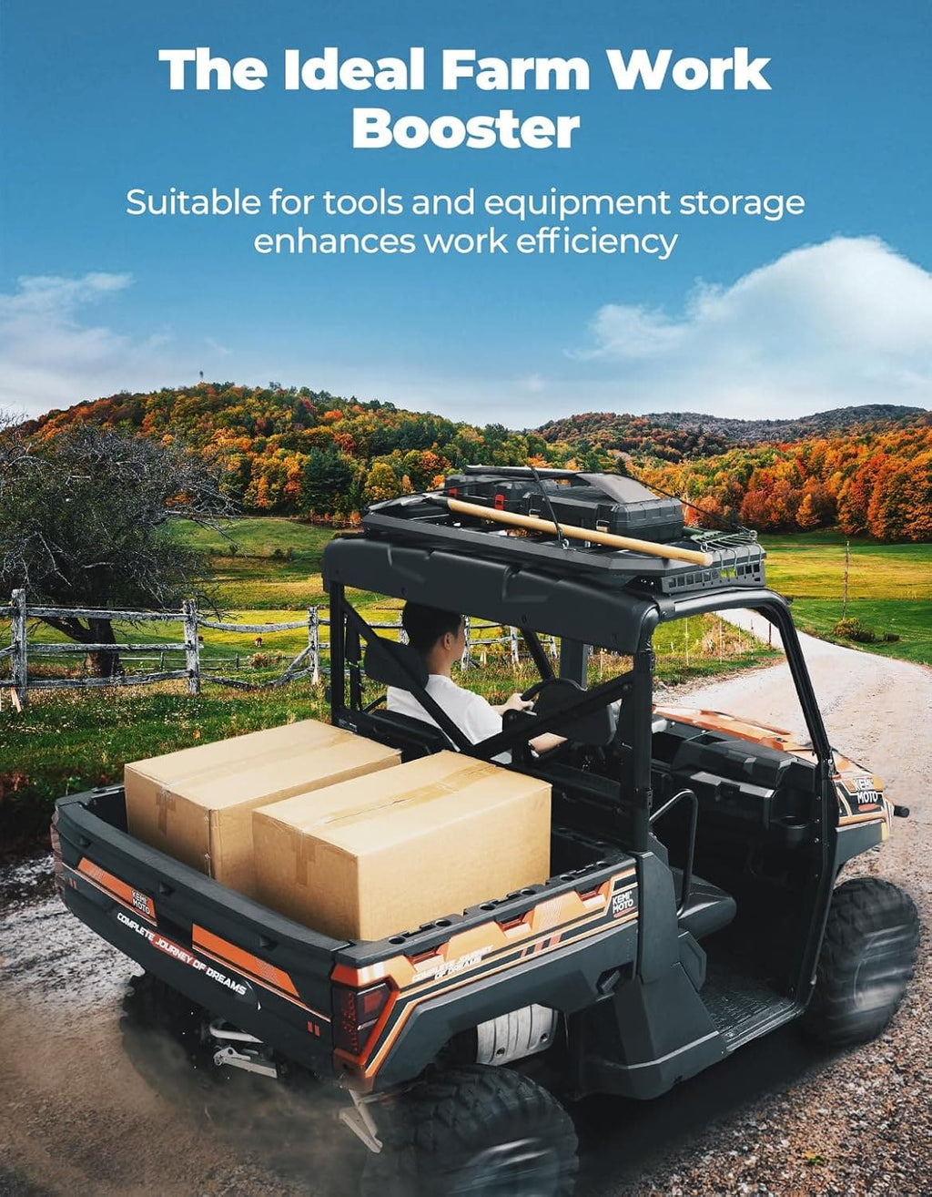 Roof Rack for Polaris Ranger XP 1000/ Ranger 1000 (2-Seat) – fits Polaris Ranger 1000 (view 3)