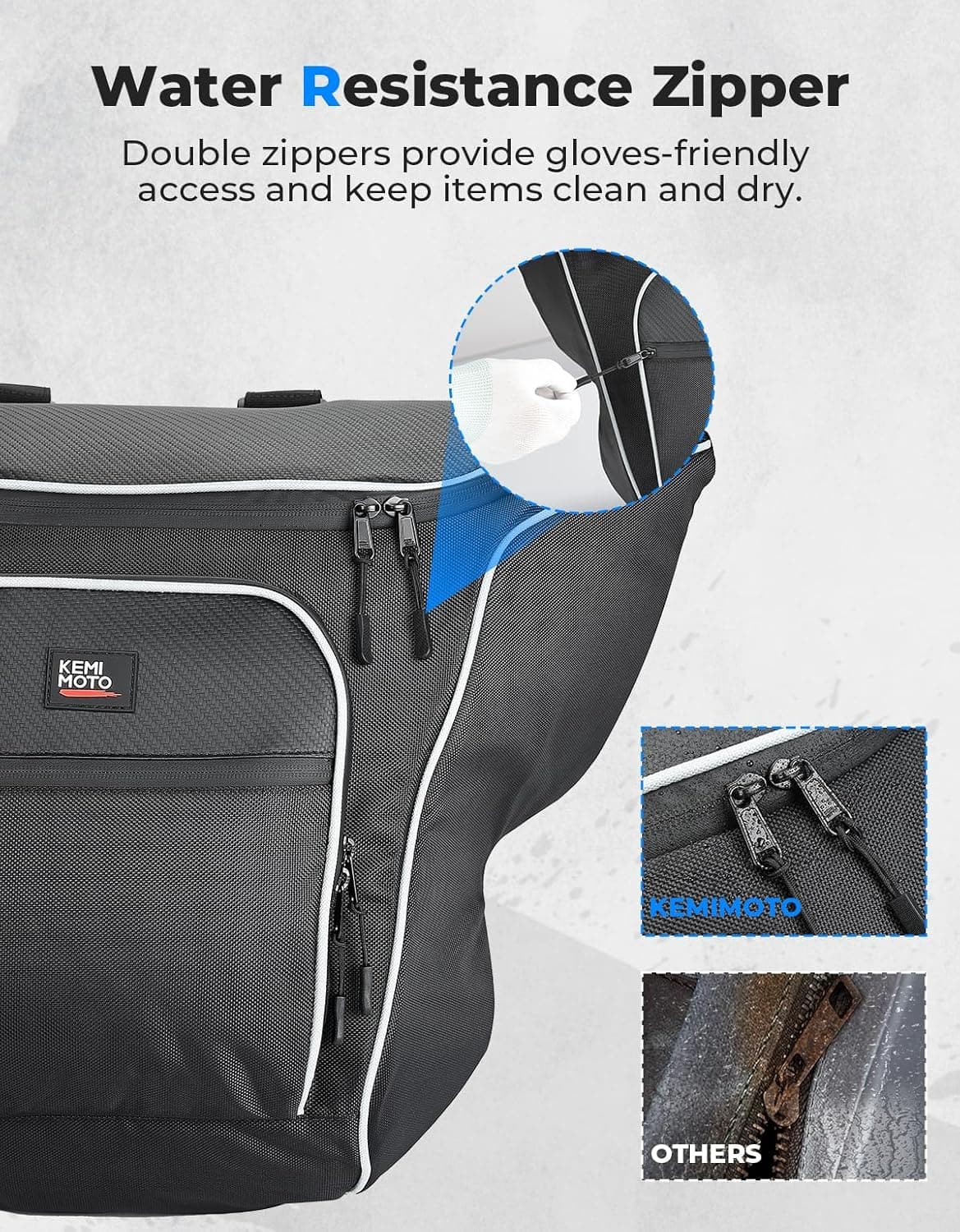 UTV Center Seat Bag for Polaris General 1000/ XP 1000 2016-2024 – fits Polaris General 1000 (view 5)