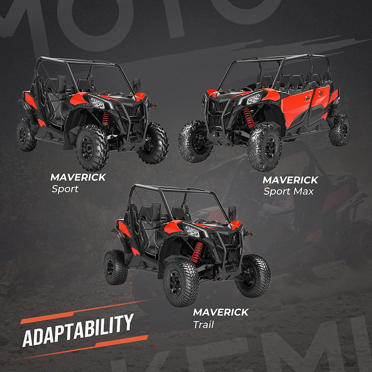 Overhead Storage Roof Bag for Can-Am Maverick Trail & Sport, Commander