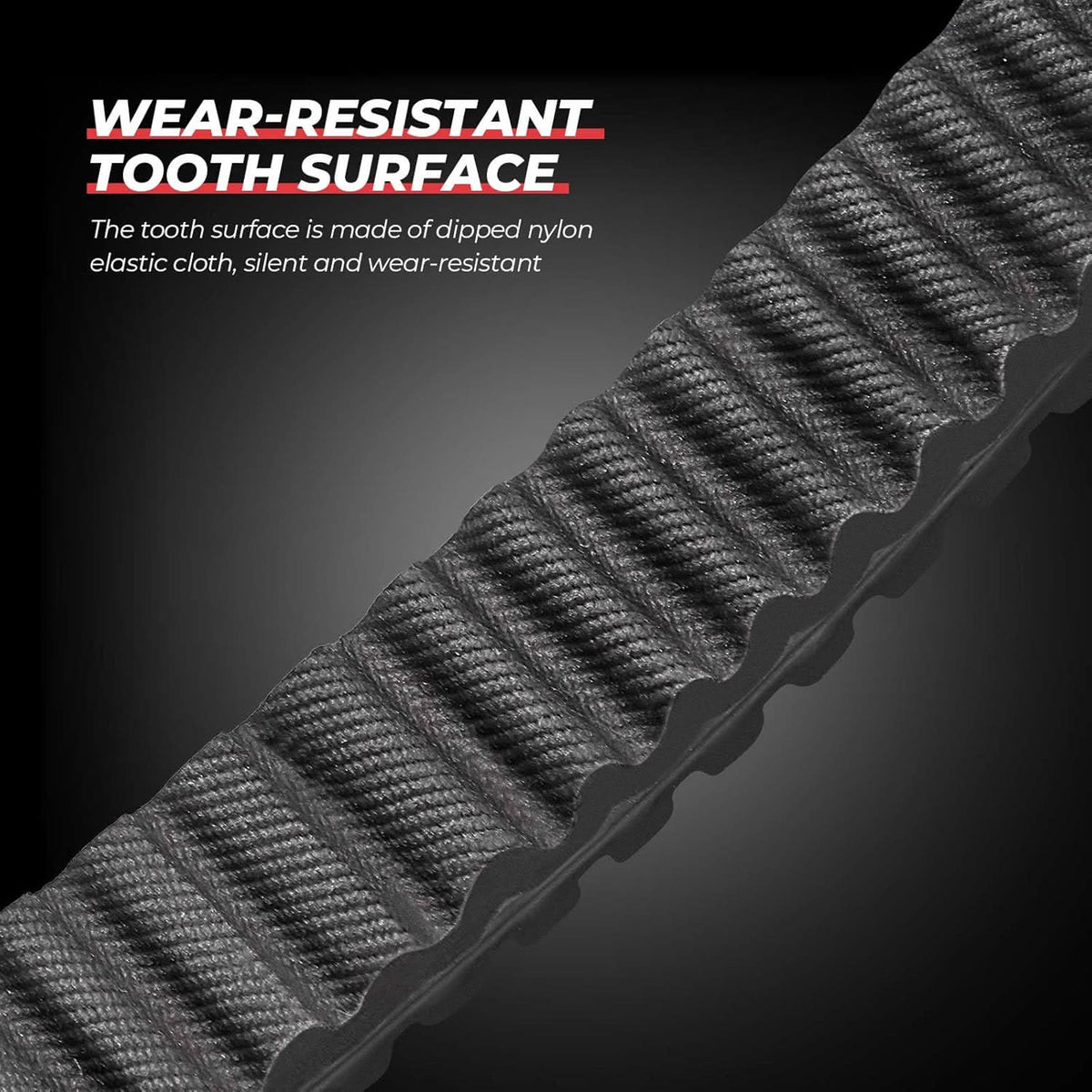 Heavy-Duty Carbon Drive Belt for Polaris Sportsman 400/500, Ranger XP 875cc, Scrambler