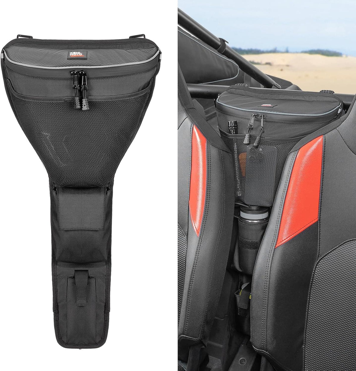 Center Storage Bag with Cup holder for 2024-2025 Polaris RZR XP 1000/ 4 – fits Polaris RZR XP 1000 (2024+)