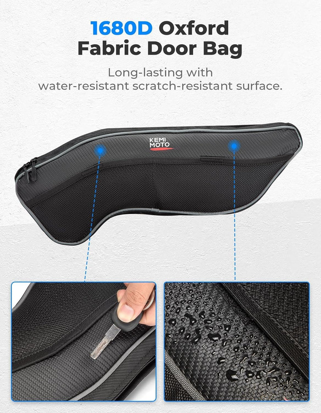 Front Upper Door Bags for Polaris General 1000/4 1000 2016-2024, 2PCS – fits Polaris General XP 4 1000