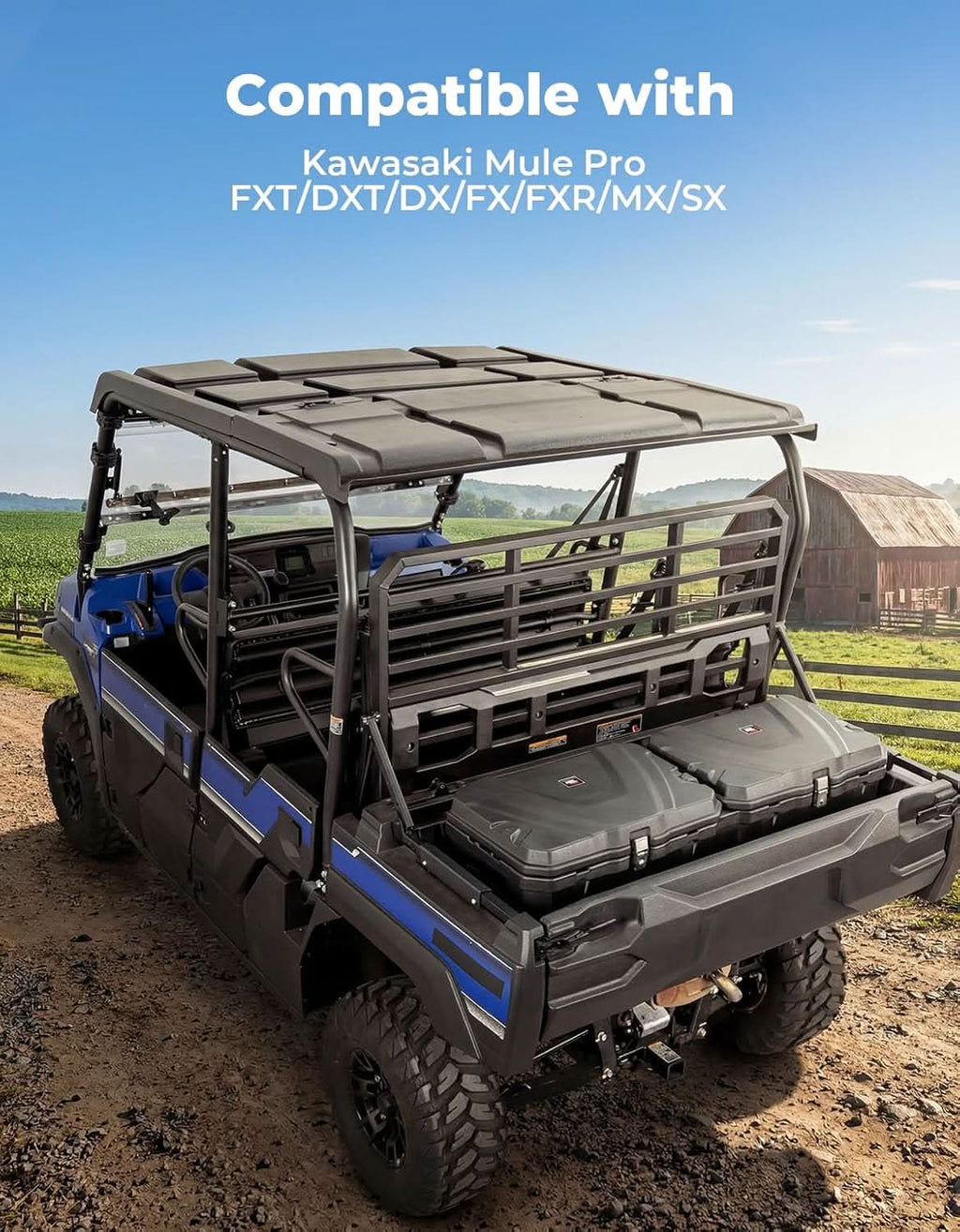 UTV Bed Storage Box 110L For Kawasaki Mule Pro – fits Kawasaki Mule PRO-FXT