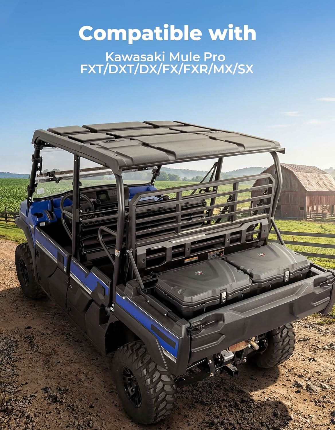 UTV Bed Storage Box 110L For Kawasaki Mule Pro – fits Kawasaki Mule PRO-FXT