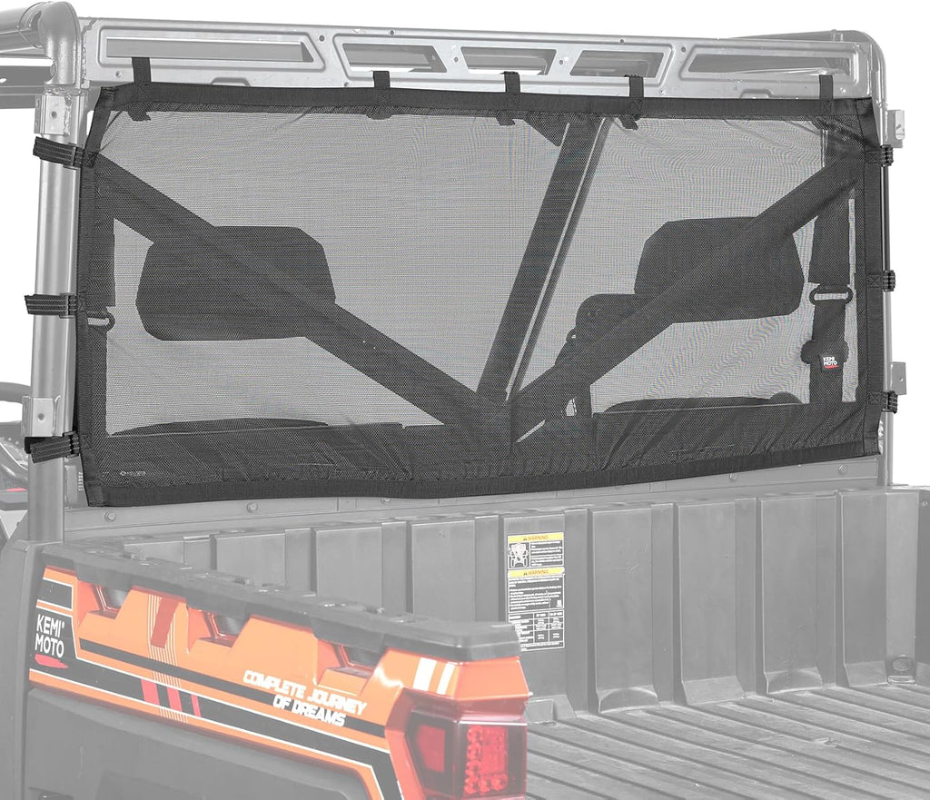 UTV Sunshade Soft Rear Window Net for Polaris Ranger 1000 XP/CREW 2017-2025 – fits Polaris Ranger 570 Midsize