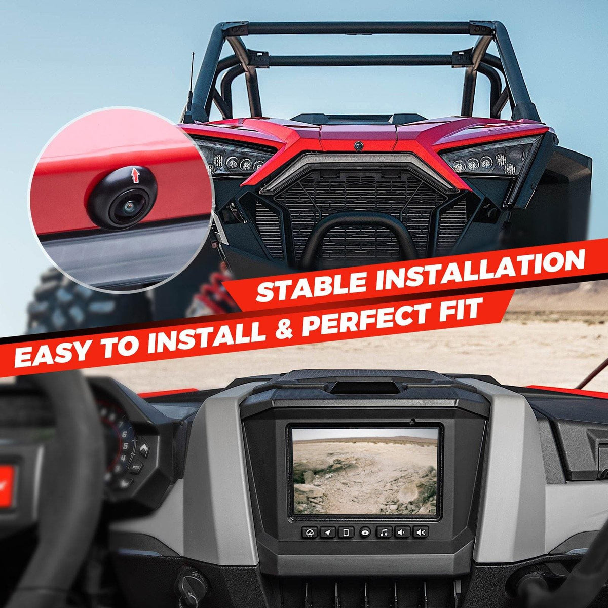 Front Camera For Polaris RZR PRO XP XP 4 Turbo 1000 900 PRO R