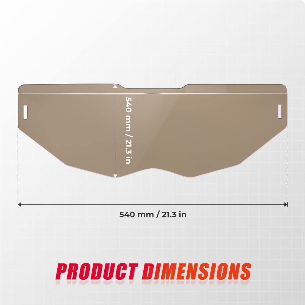 Tinted Half Windshield For Can-Am Maverick X3