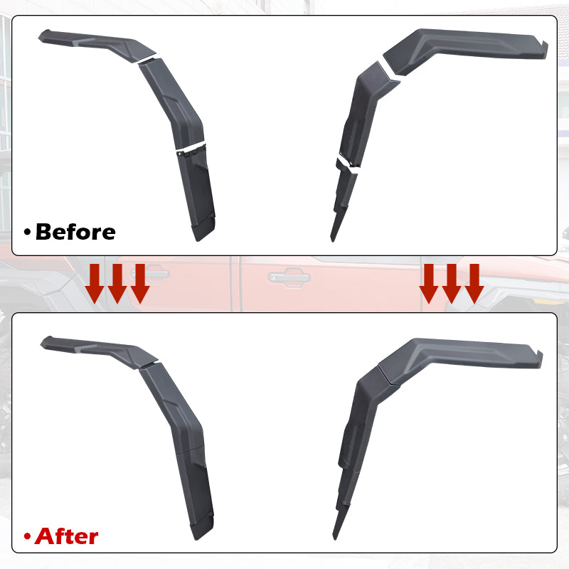 Front and Rear Fender Flares for Polaris Xpedition XP XP5/ ADV ADV5 2024+ – fits Polaris Xpedition XP