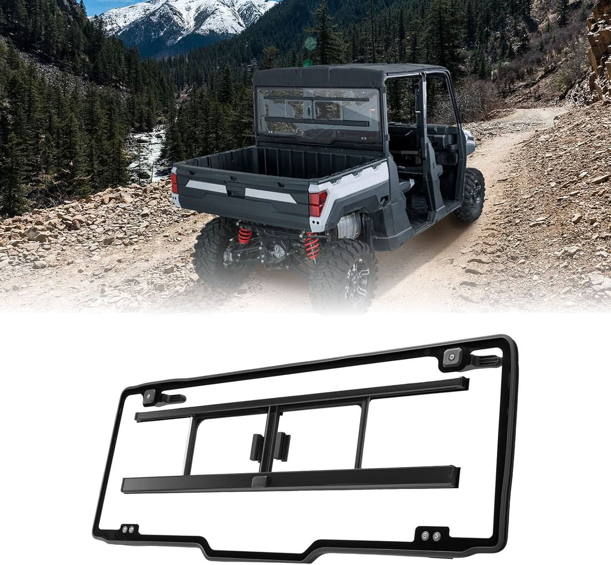 Sliding Glass Rear Window for Polaris Ranger 570 / 900 / 1000 & XP Crew (2013–2026)