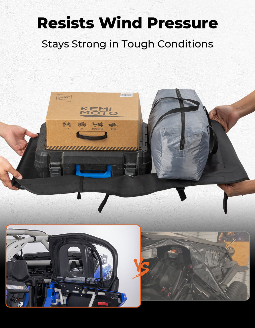 Soft Cab Enclosures with Metal Frame for Can-Am Maverick X3 MAX – fits Can-Am Maverick X3 MAX (view 2)