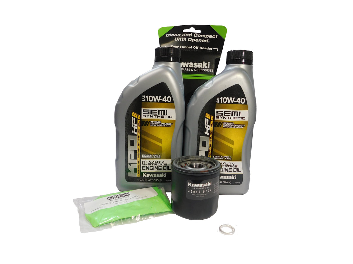 2005-2026 Kawasaki Mule SX OEM Oil Change Kit 99974-0155