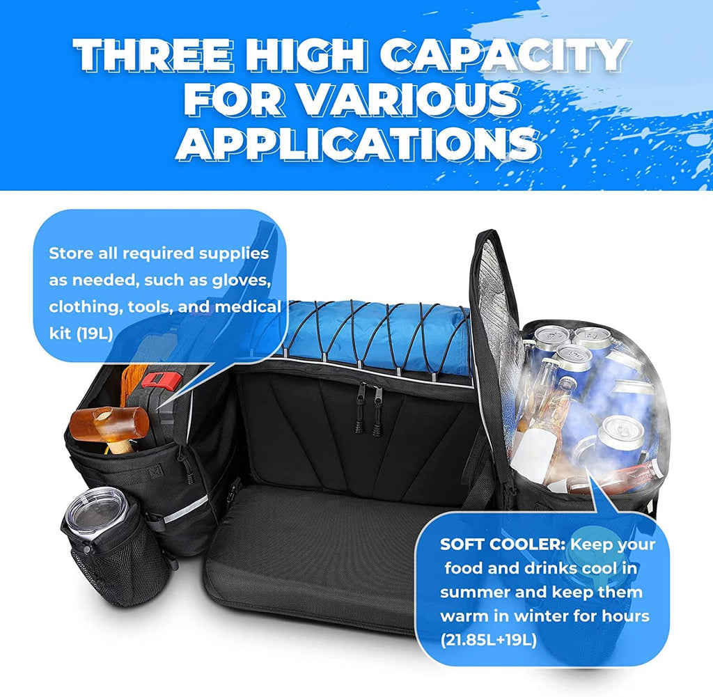ATV 59L Rear Cargo Bag for Polaris Sportsman Rancher Fourtrax Outlander