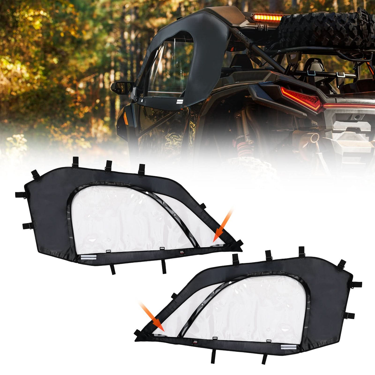 UTV Soft Cab Enclosure for 2024/2025+ Polaris RZR XP 1000 – fits Polaris RZR XP 1000 (2024+)