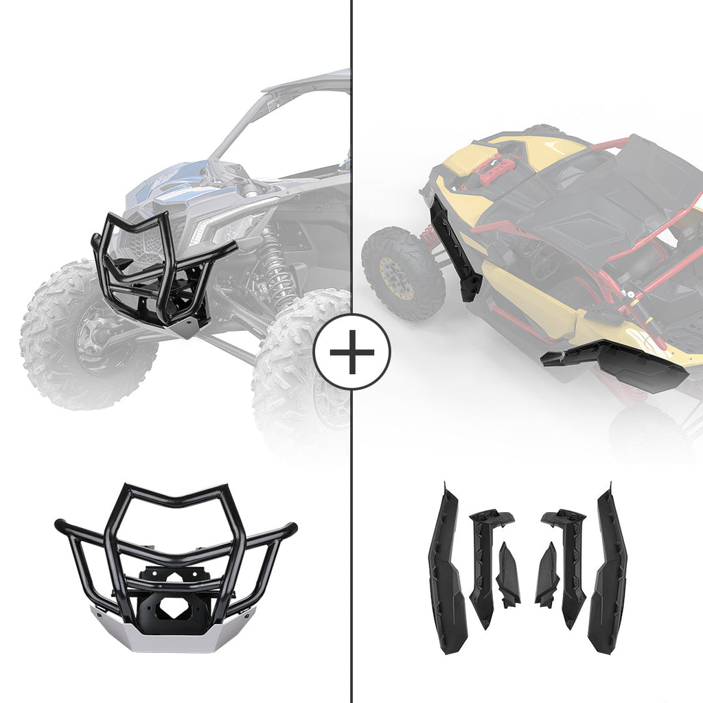 Front Bumpers & Mud Fender Flares for Can-Am Maverick X3 – fits Can-Am Maverick X3 2-Seat