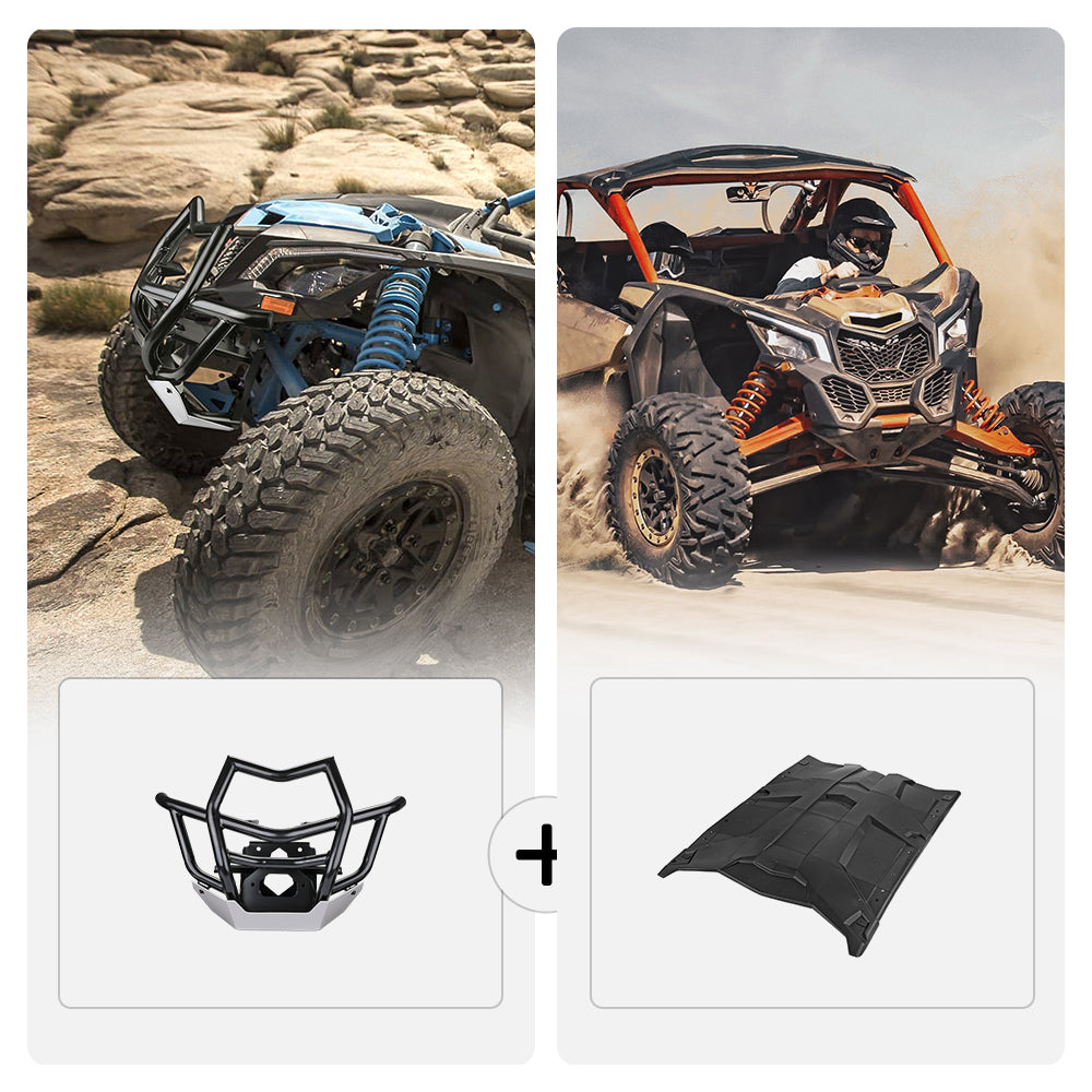 Front Bumpers & 4 pcs Hard Roof For Can-Am Maverick X3 MAX – fits Can-Am Maverick X3 MAX