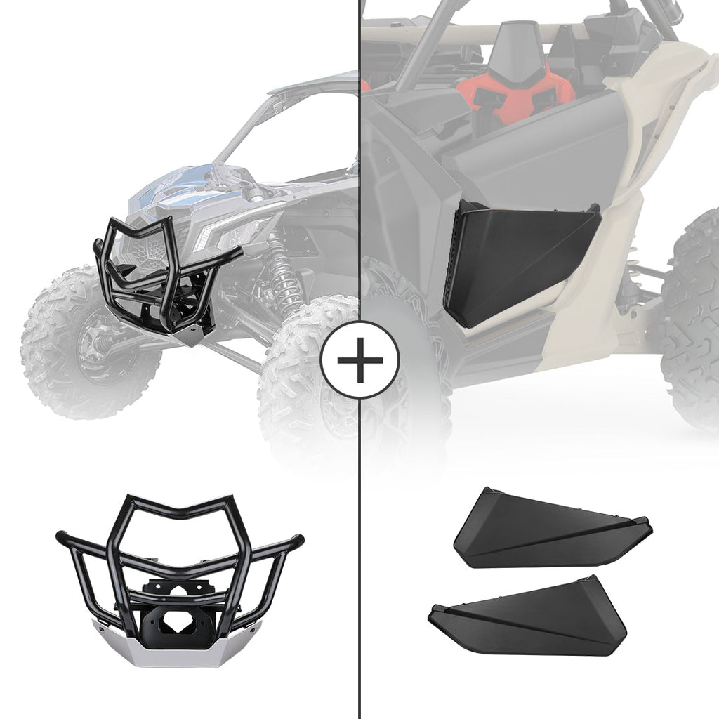 Front Bumpers & Lower Doors Panel For Can-Am Maverick X3 – fits Can-Am Maverick X3 2-Seat