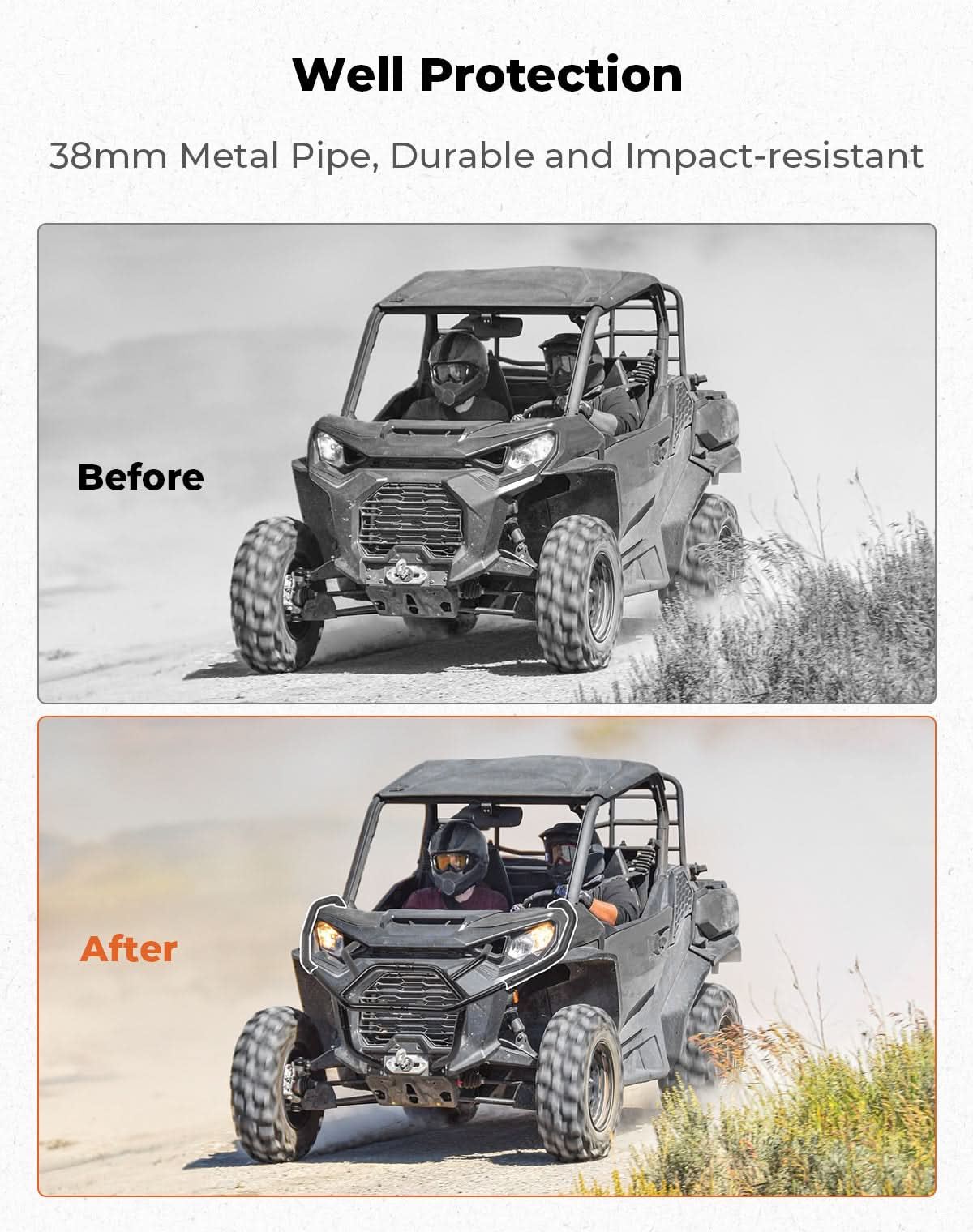 Front Corner Bumper for Can-Am Commander 2021+