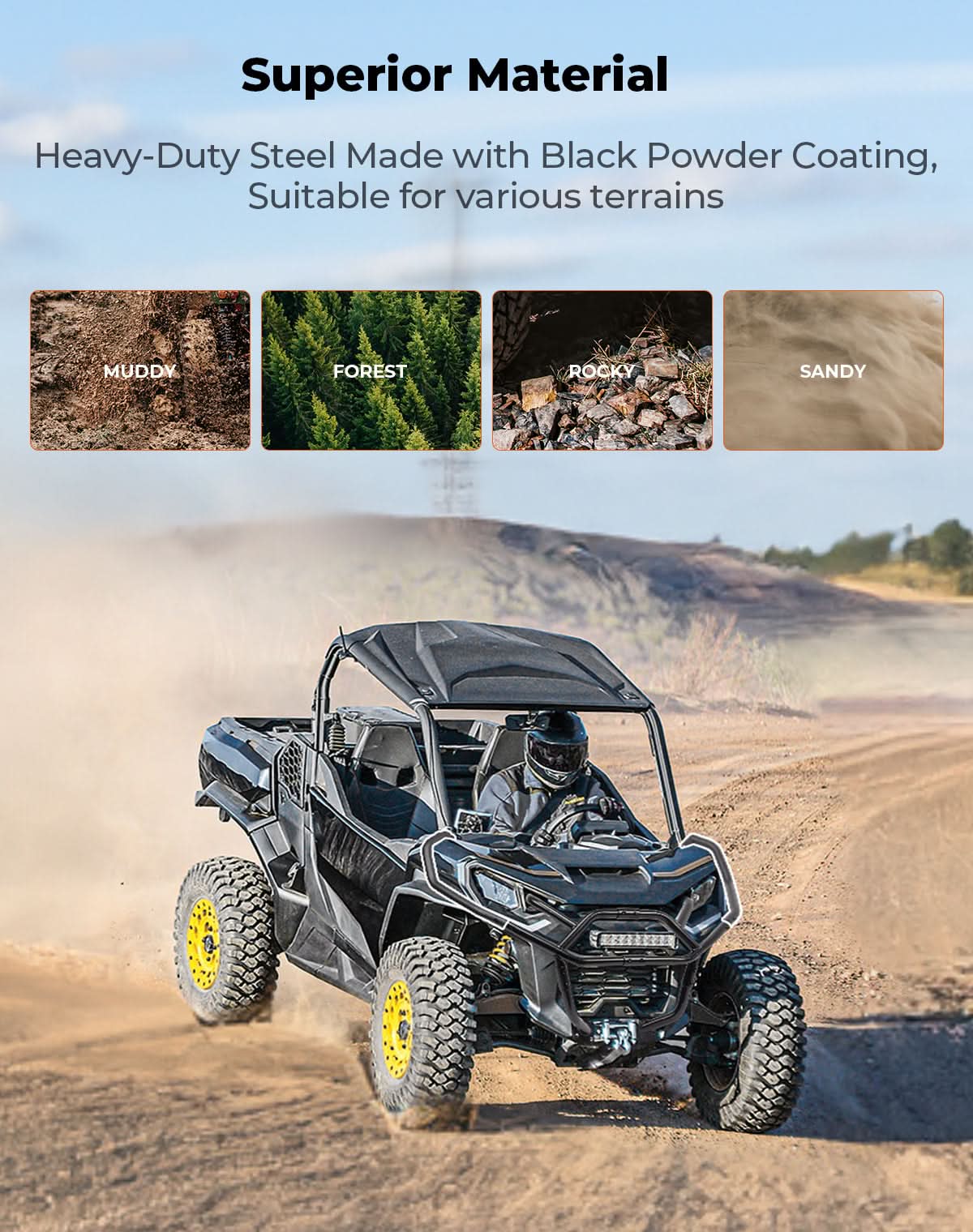 Front Corner Bumper for Can-Am Commander 2021+