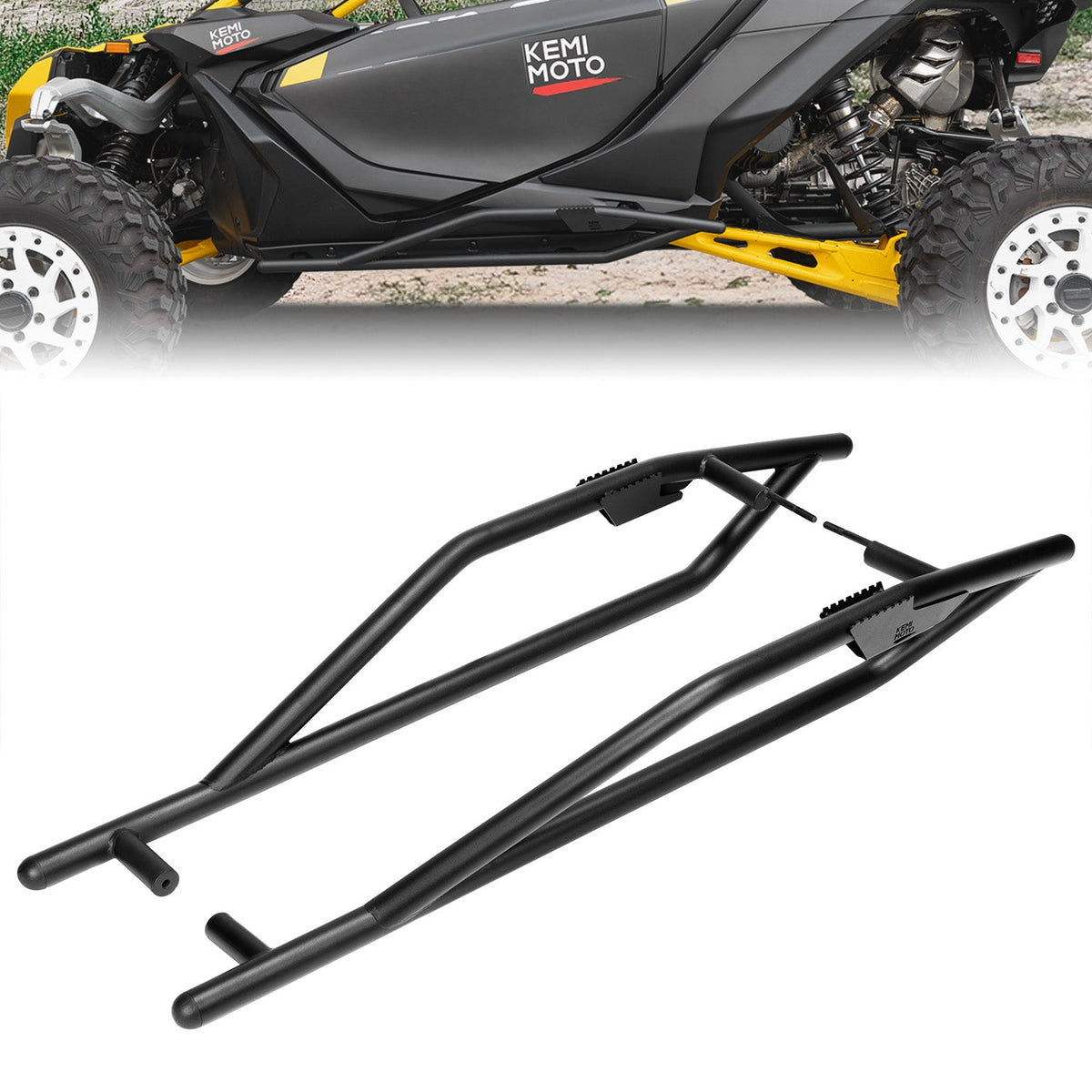 Nerf Bars Rock Sliders for Can-Am Maverick R 2024+ – fits Can-Am Maverick R 2-Seat
