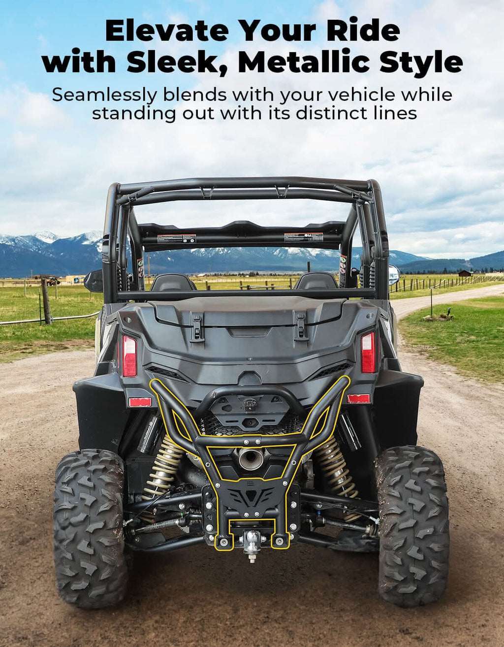 Rear Bumper for CFMOTO ZFORCE 950 ZFORCE 800 TRAIL 2023+