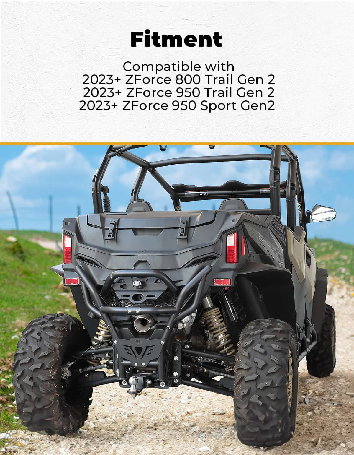 Rear Bumper for CFMOTO ZFORCE 950 ZFORCE 800 TRAIL 2023+