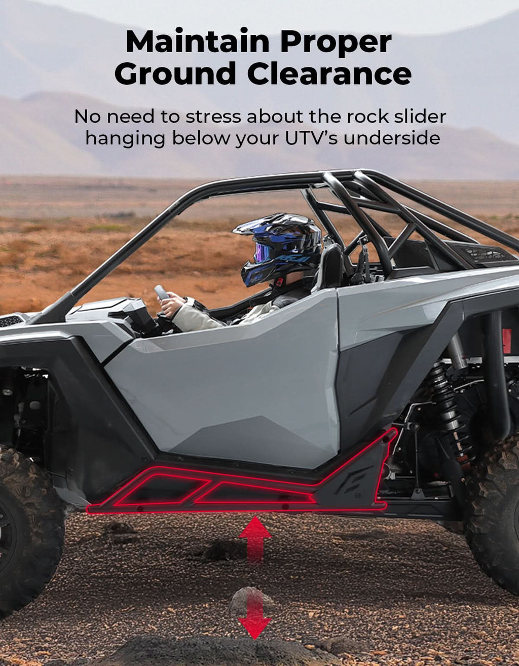 UTV Nerf Bars Rock Sliders with Step Function for Polaris RZR PRO 2020-2026 – fits Polaris RZR Pro XP