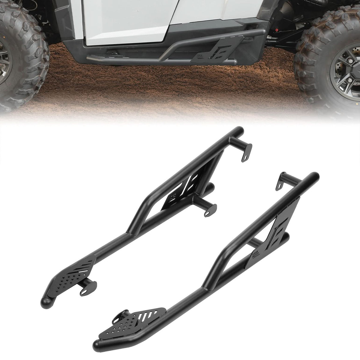 UTV Rock Sliders Nerf Bar for Polaris General 1000/ General XP 1000, 2016-2026 – fits Polaris General XP 1000