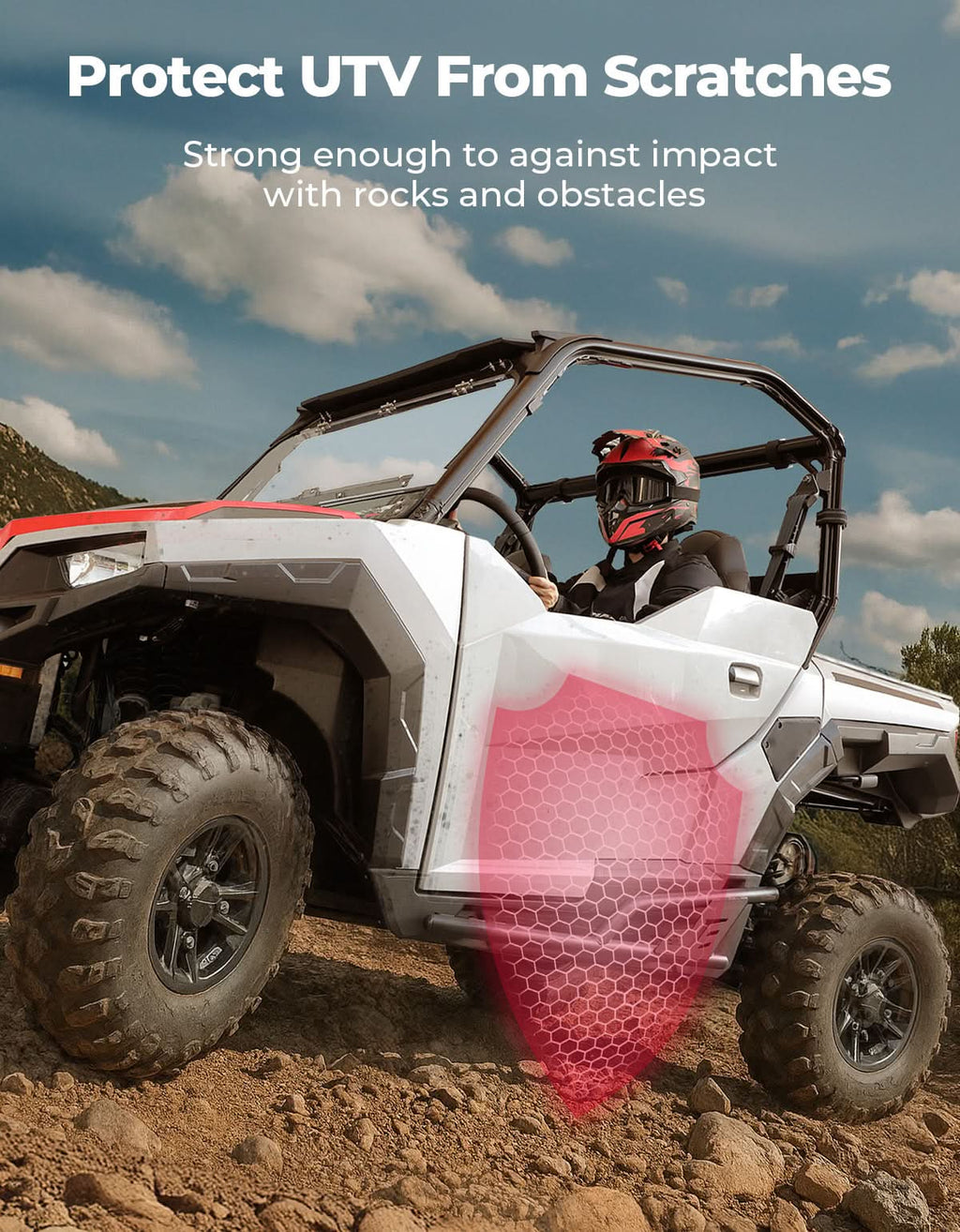 UTV Rock Sliders Nerf Bar for Polaris General 1000/ General XP 1000, 2016-2026 – fits Polaris General XP 1000 (view 5)