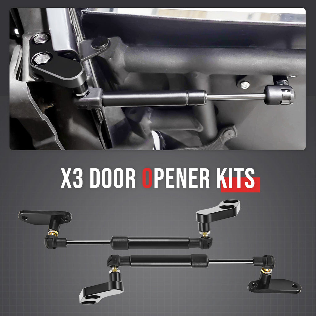 Black Door Opener Kits for Can Am Maverick X3 / X3 MAX – fits Can-Am Maverick X3 MAX (view 6)