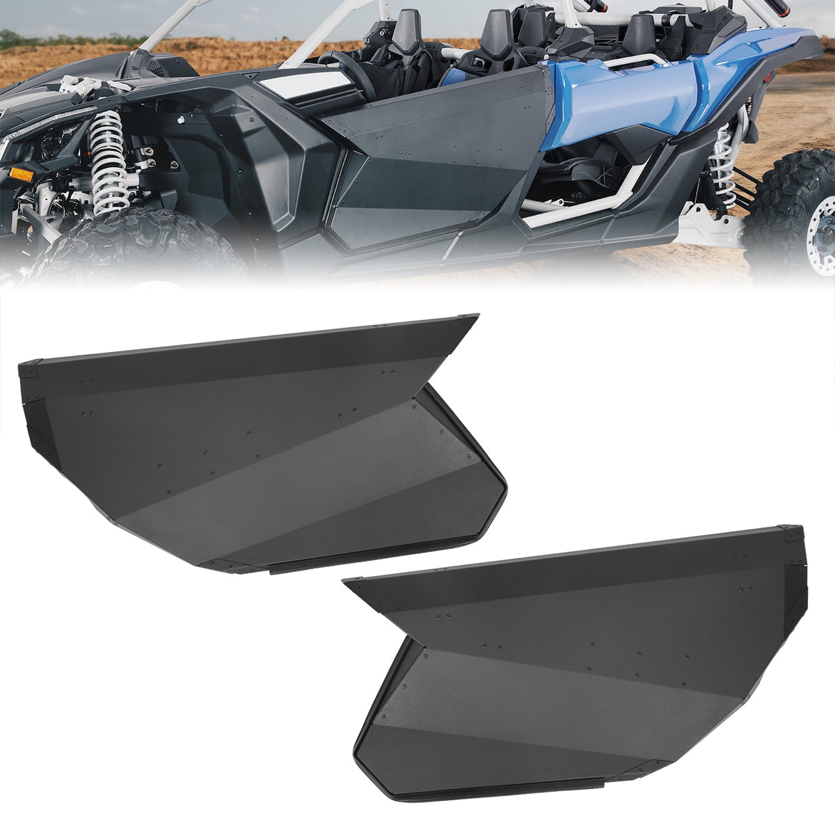 Set of Aluminum Front Full Doors for Can-Am Maverick X3 and X3 Max – fits Can-Am Maverick X3 MAX (view 8)