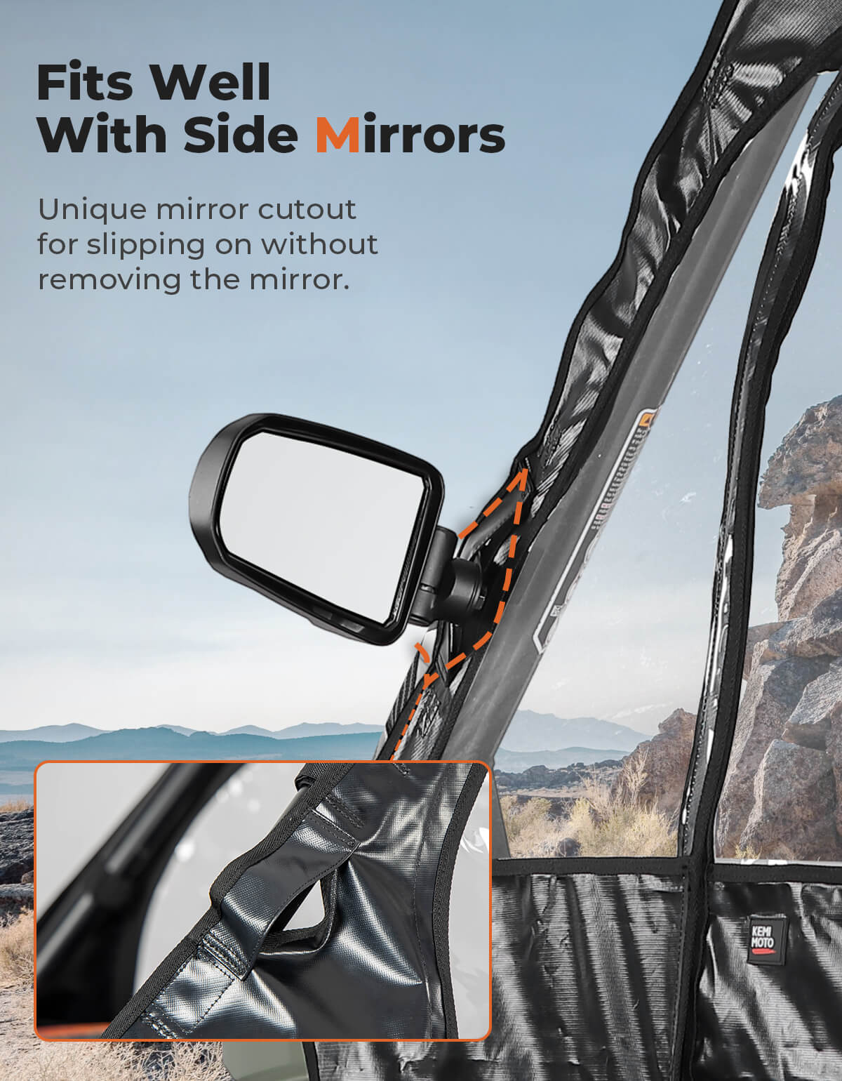Soft Cab Enclosure Doors for Can-Am Defender Max HD10|9|8|7 – fits Can-Am Defender MAX HD10