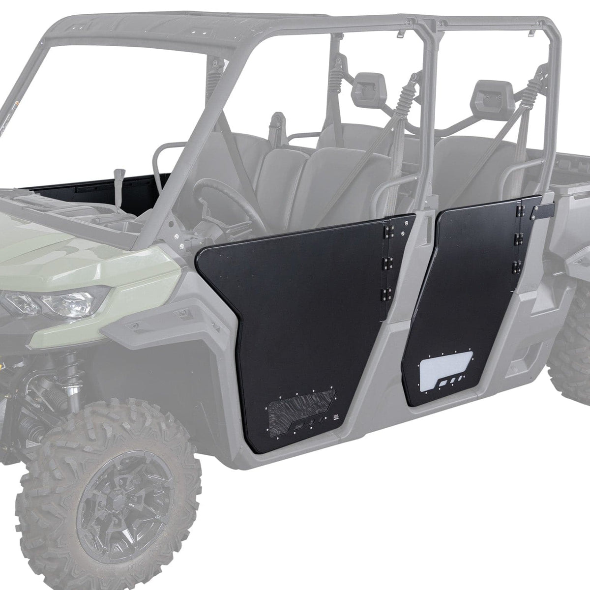 UTV Aluminum Half Doors for Can-Am Defender MAX – fits Can-Am Defender MAX HD10
