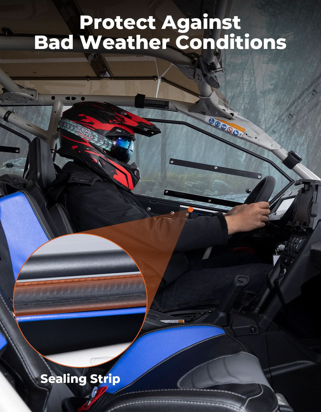 Ventilated Hard Upper Doors for Can-Am Maverick X3 MAX – fits Can-Am Maverick X3 MAX (view 3)
