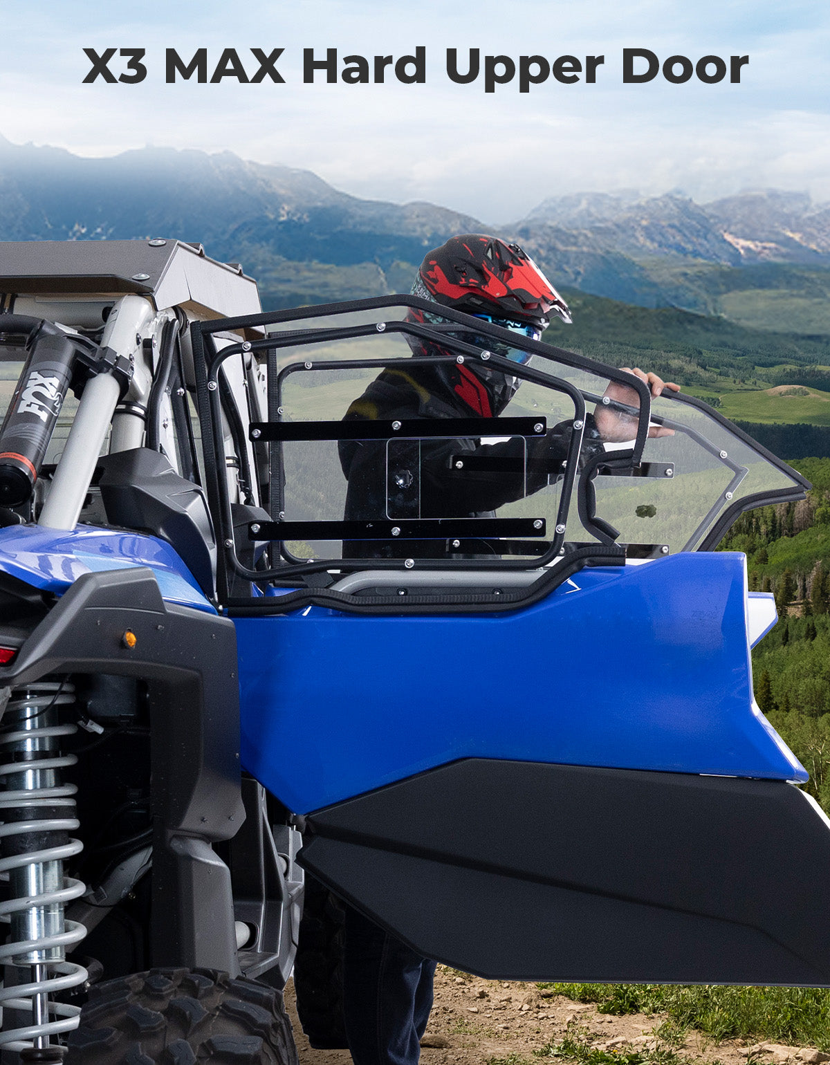 Ventilated Hard Upper Doors for Can-Am Maverick X3 MAX – fits Can-Am Maverick X3 MAX (view 8)
