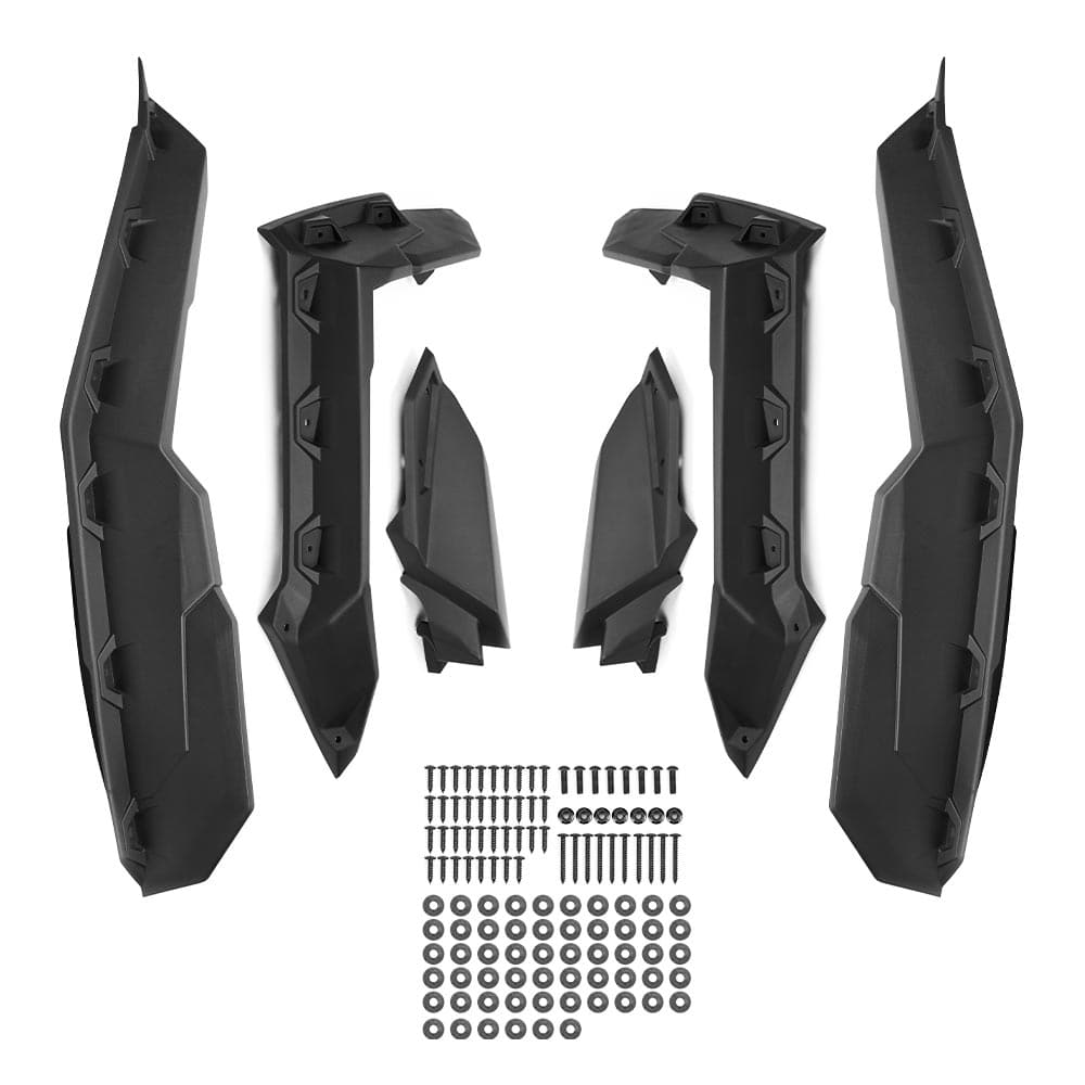 Front Lower Door Inserts & Mud Fender Flares for Can-Am Maverick X3