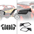 Extended Fender Flares & Side Mirrors for Can-Am Maverick X3 – fits Can-Am Maverick X3 2-Seat