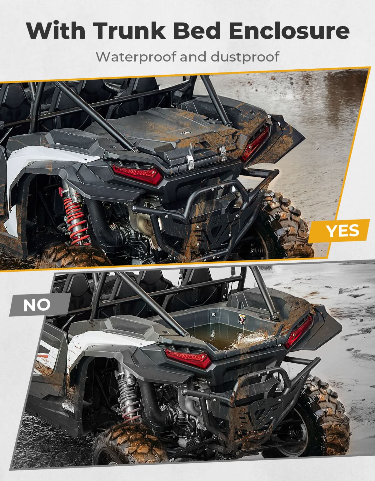 Trunk Bed Enclosure for Polaris RZR XP 1000/4 2024-2025 – fits Polaris RZR XP 1000 (2024+) (view 3)
